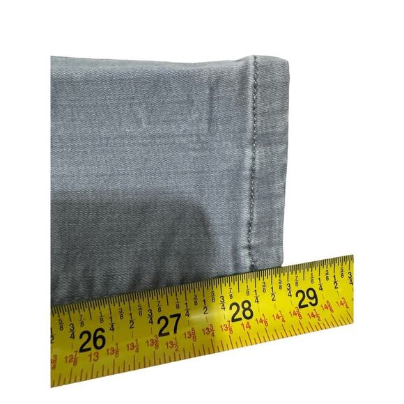 ALLSAINTS Grace Slashed Skinny Jeans In Gray Size 26 - Picture 10 of 10